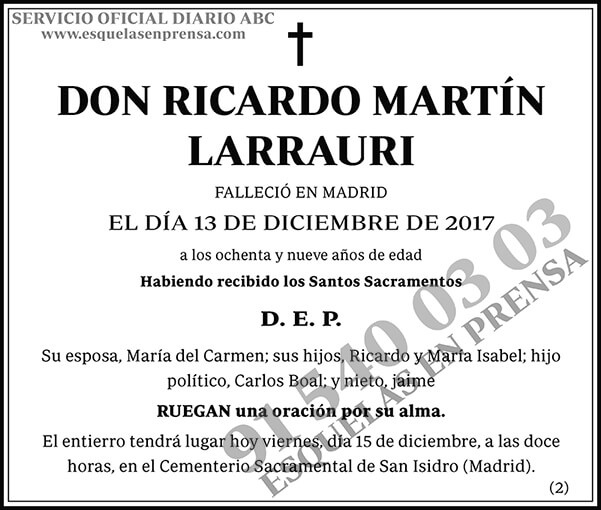 Ricardo Martín Larrauri